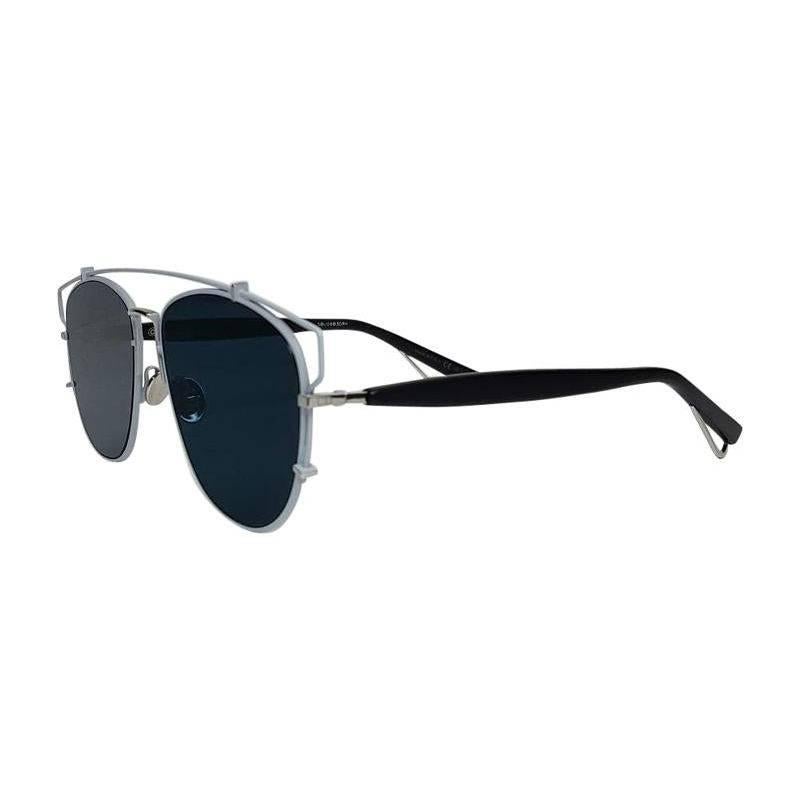 Dior Technologic Sunglasses, White-Black/Gray For Sale