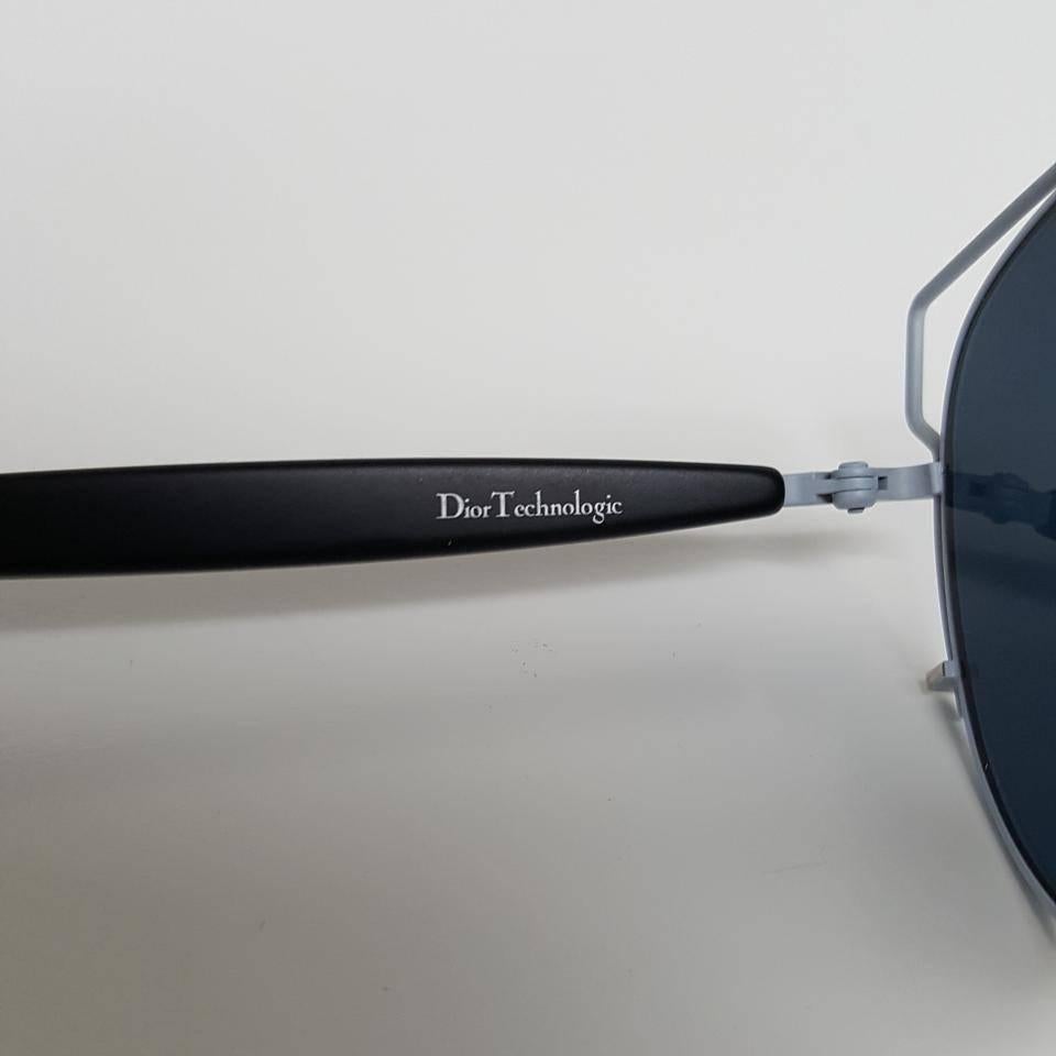 Women's Dior Technologic Sunglasses, White-Black/Gray For Sale