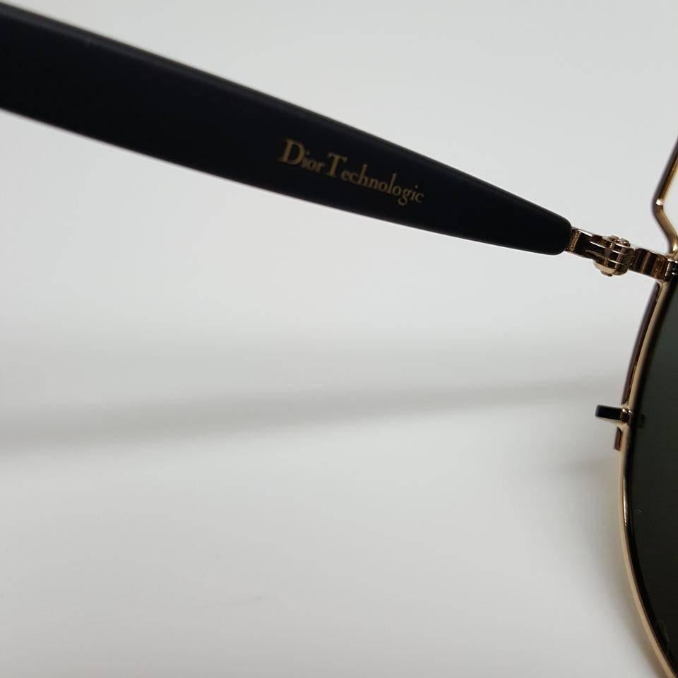 Dior Technologic Sunglasses, Gold In New Condition In Los Angeles, CA