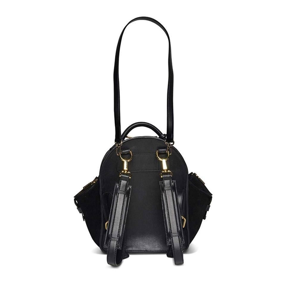 Black Buscemi Mini Aero Leather Backpack
