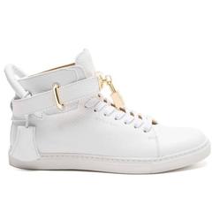 Buscemi Men 100mm High Top Sneaker White Athletic Shoes (Size 9)
