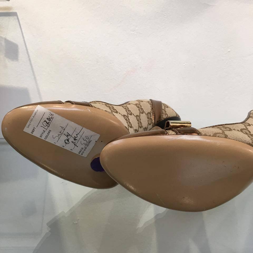 Gucci High Heel Beige Pumps In New Condition In Los Angeles, CA