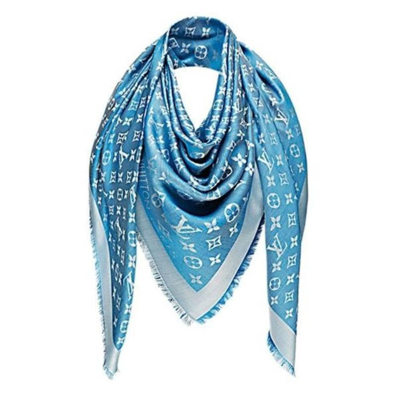 Louis Vuitton Monogram Shawl Bleuet - M74019