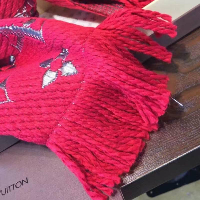 lv scarf red