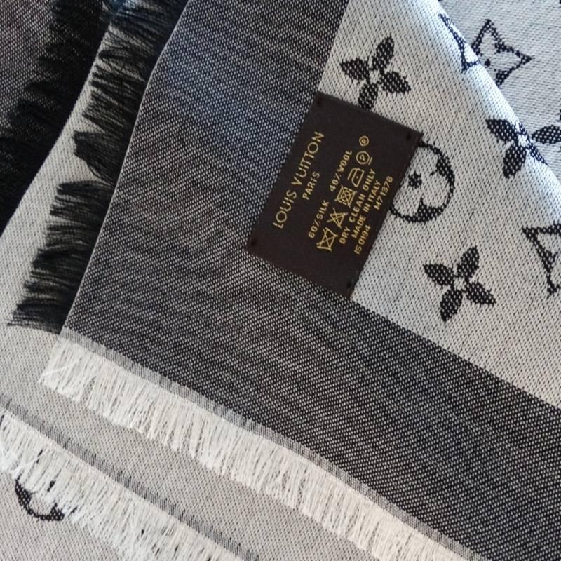 Louis Vuitton Monogram Shawl Black Denim (M71378) 3