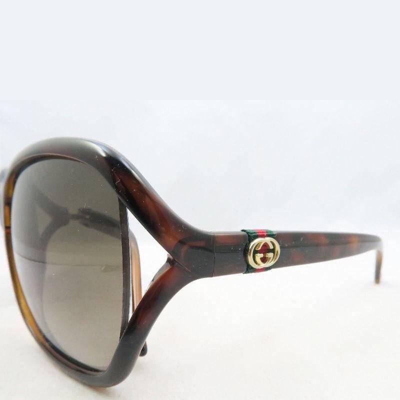 Gucci Cut-out Women Sunglasses Brown Havana 1