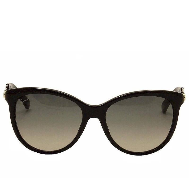 Gucci Sunglasses, Black Gold

Gucci GG3784S are soft and elegant cat eye shape sunglasses. The metal temples include Gucci’s interlocking G logo and incorporate the bold and iconic red and green stripe that pays homage to Gucci's equestrian roots.