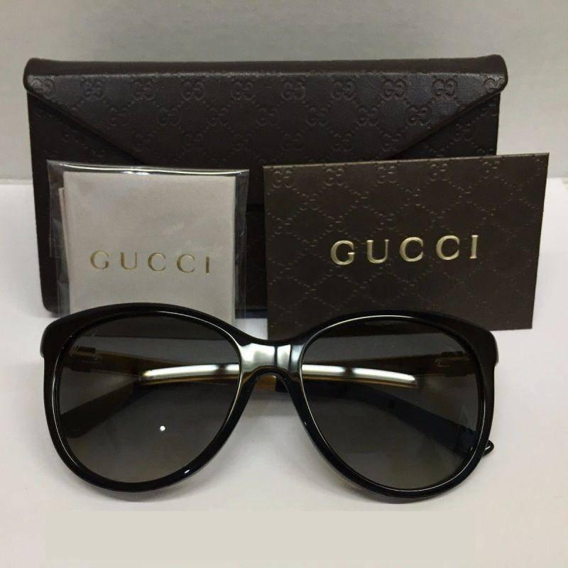 Gucci Sunglasses Black Gold 3