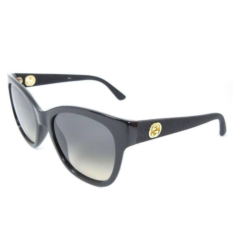 Gucci Women Oversized Sunglasses Shiny Black