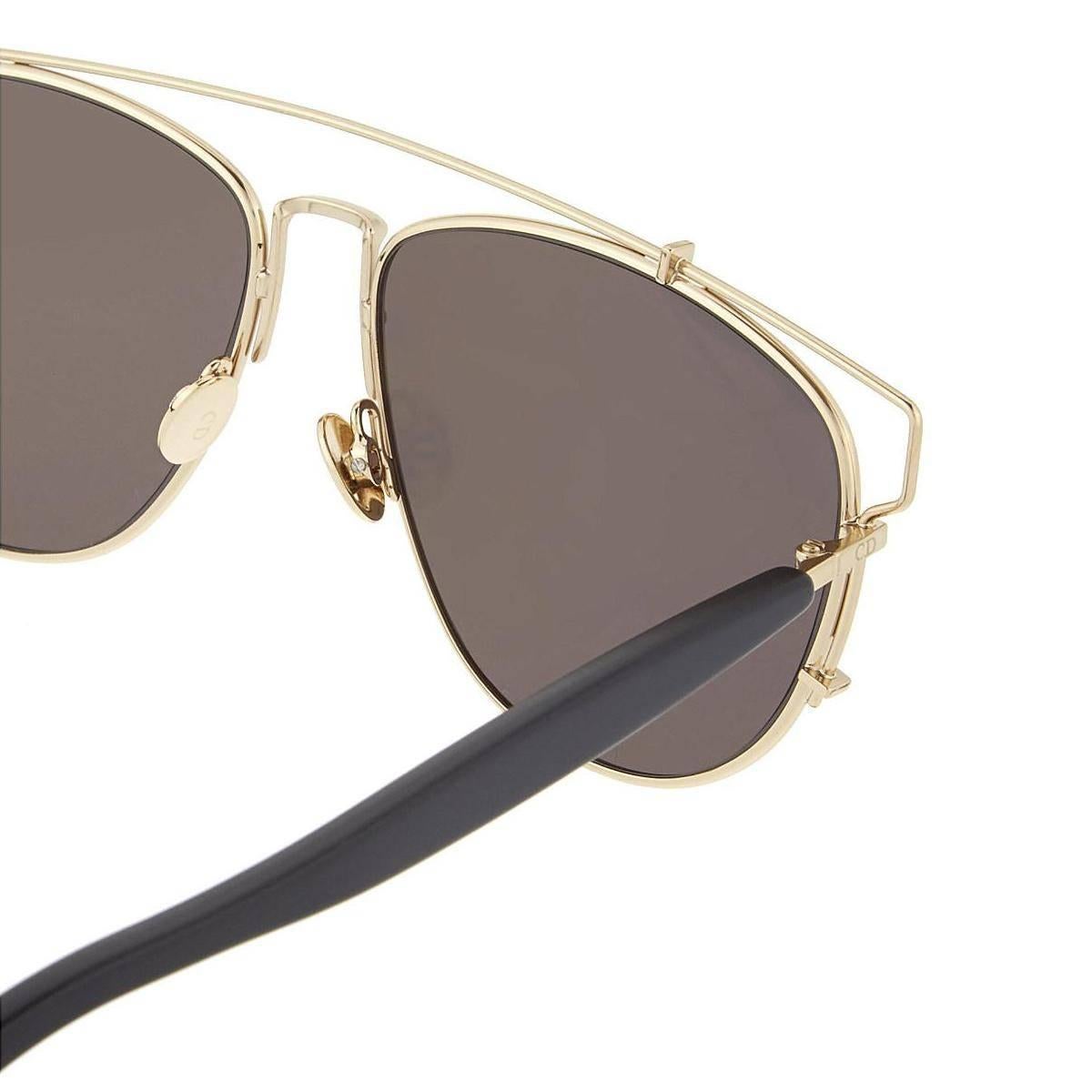 DIOR Technologic Gold and Black Sunglasses (RHL83) 1