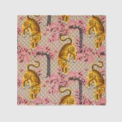 Gucci Bengal Print Multicolor Modal Silk Shawl