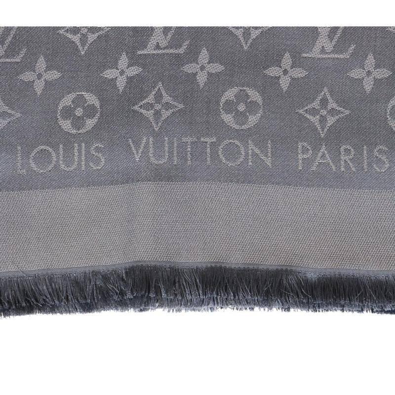 louis vuitton metallic scarf
