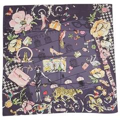 Salvatore Ferragamo Foulard Silk Multicolor Neckerchief 6