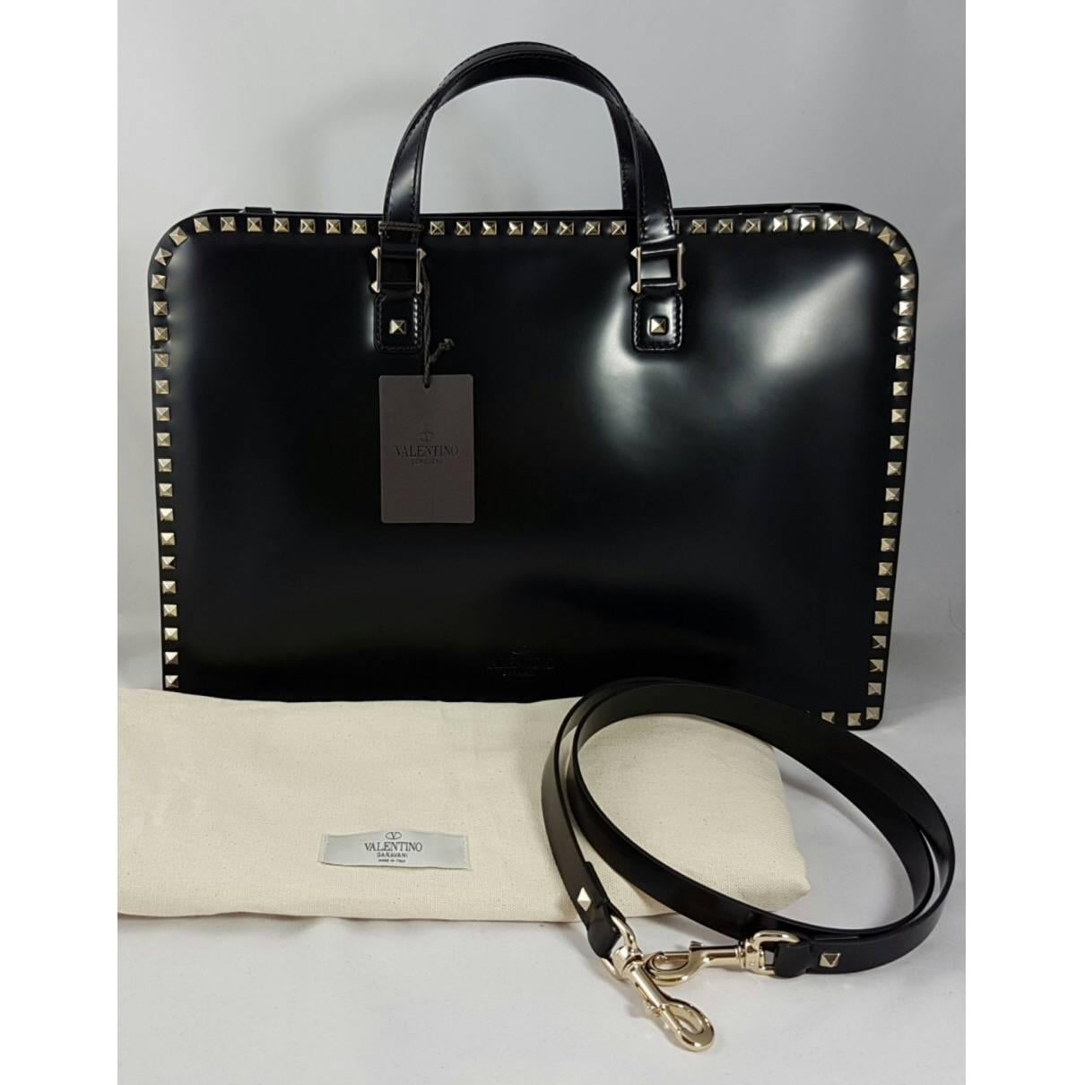 Women's Valentino Black Leather Bag For Sale