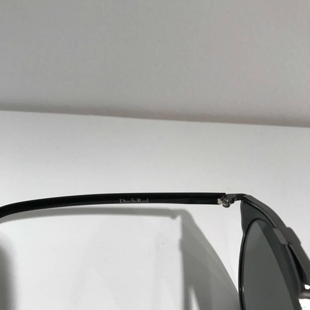 Dior So Real Split Sunglasses Green In New Condition In Los Angeles, CA