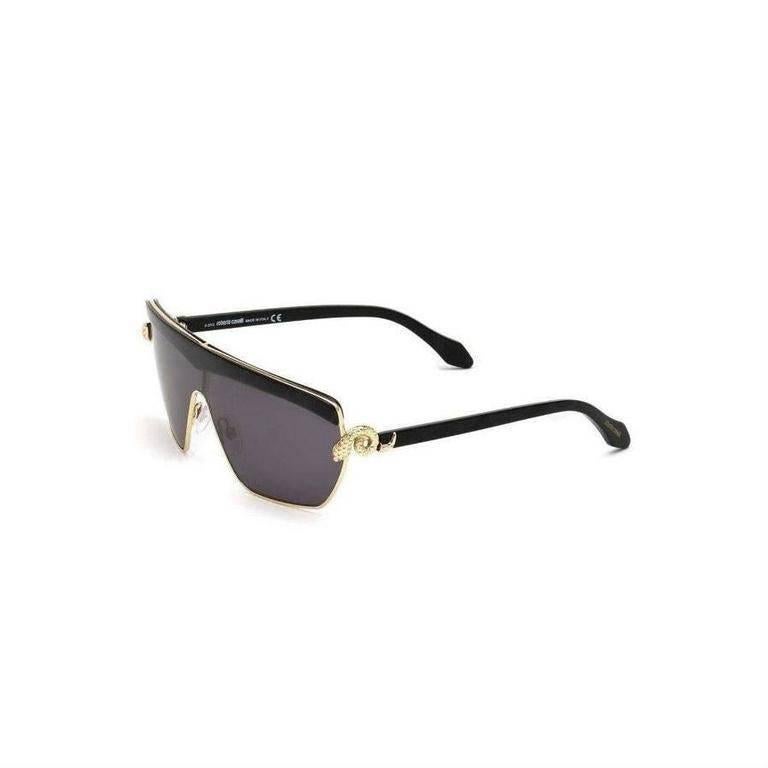 Gray Roberto Cavalli Sunglasses Black and Rose Gold