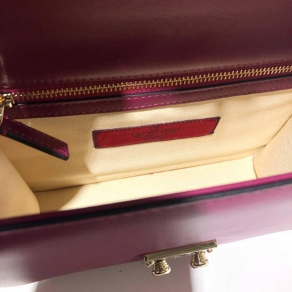Women's Valentino Small Glam Lock Rockstud Shoulder Bag
