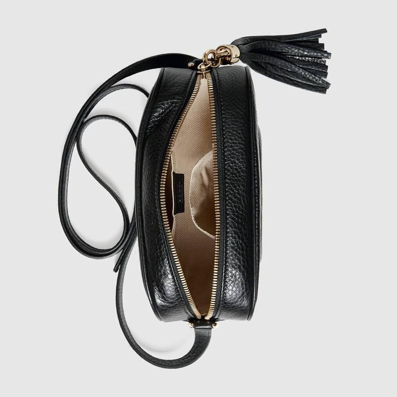 Gucci Soho Small Leather Disco Bag - Black For Sale 2