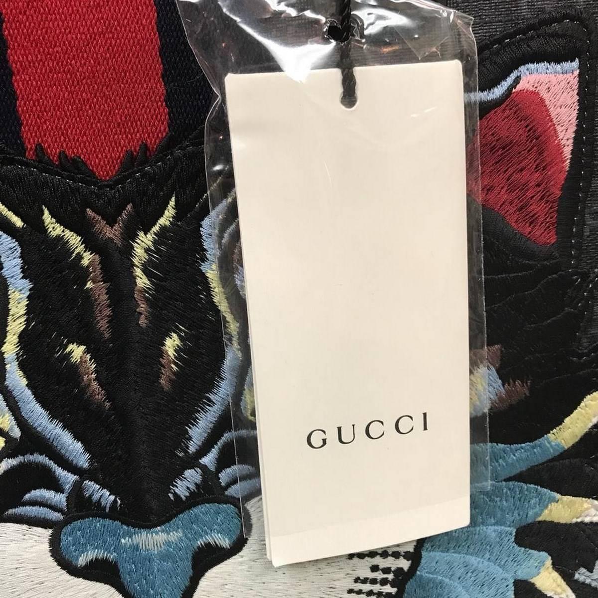 Women's Gucci Black Canvas GG Supreme Tote Bag