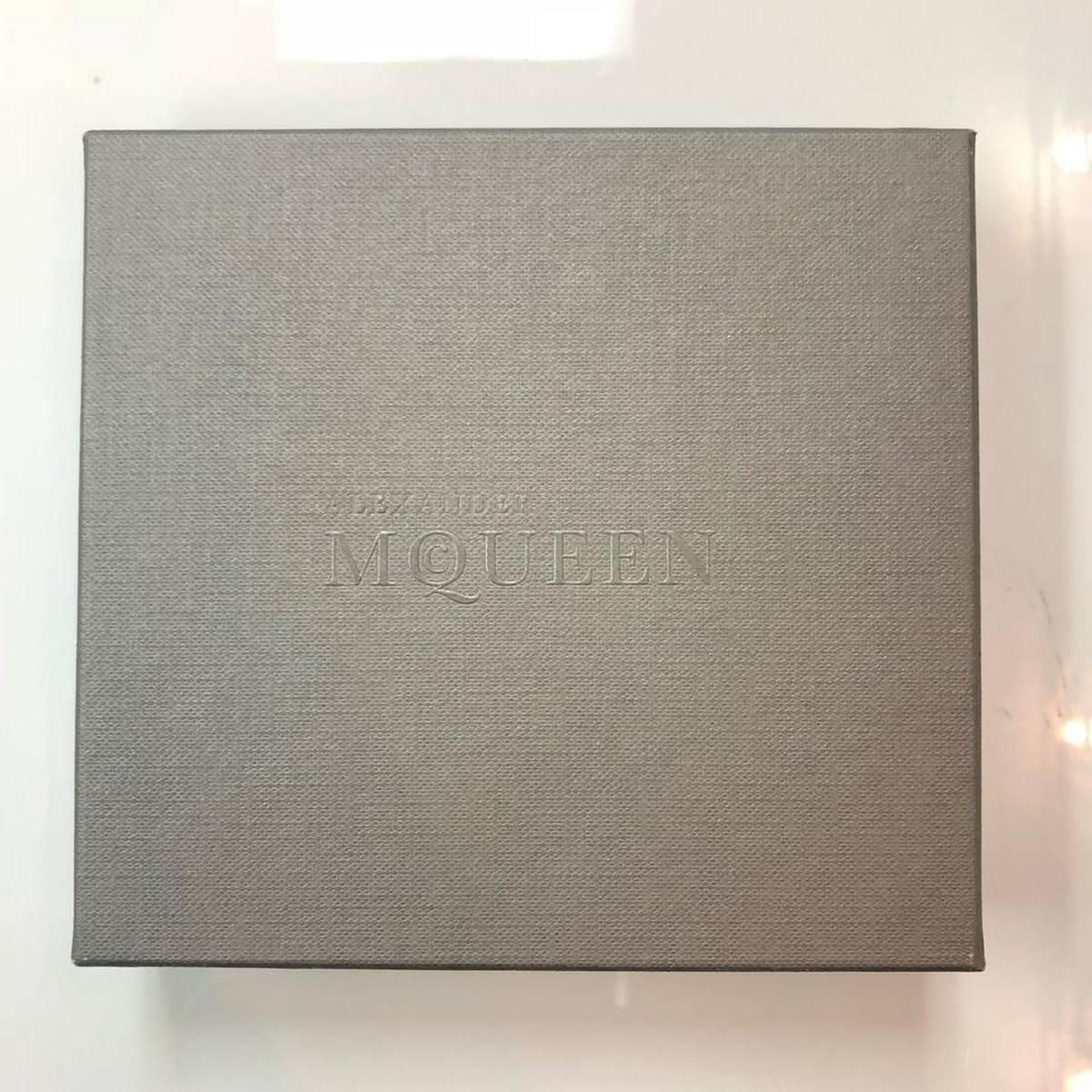 Alexander McQueen White Letters From India Bifold Skull Wallet 2