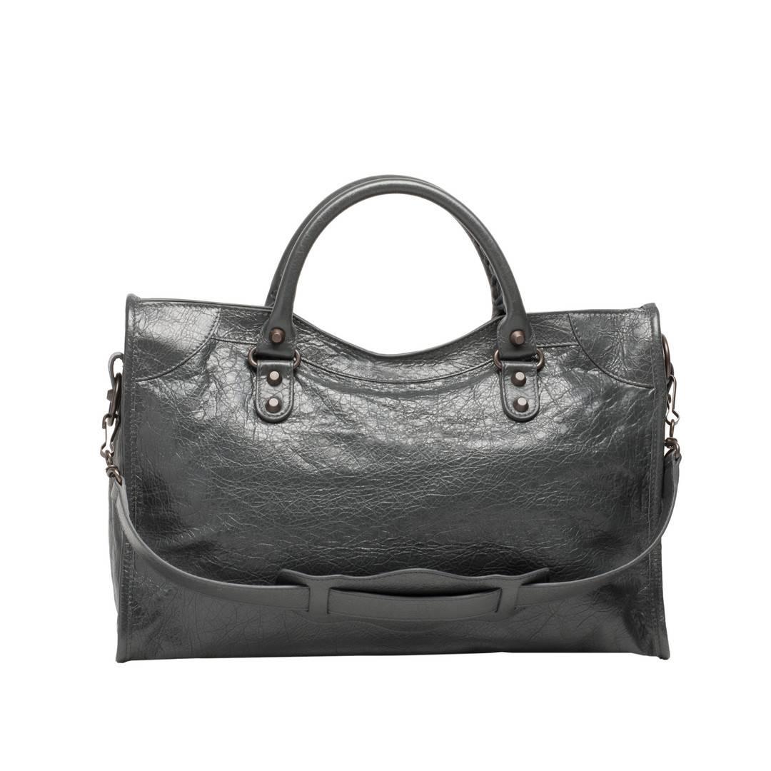 Women's Balenciaga Classic City Grey Fossil Bag