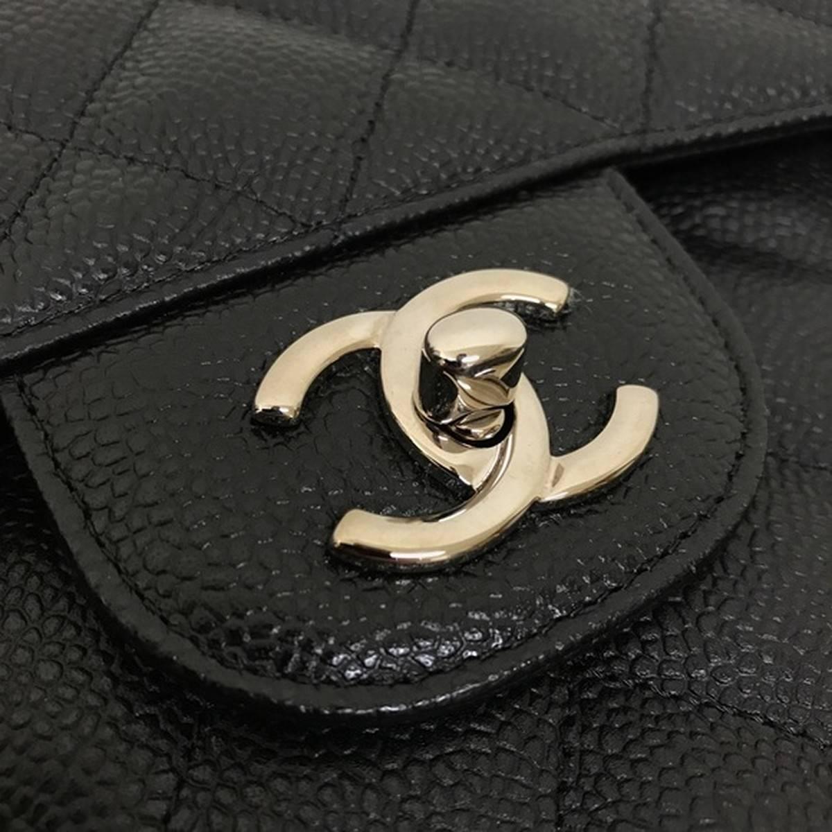 Women's Chanel Black Jumbo Classic Chain Bag