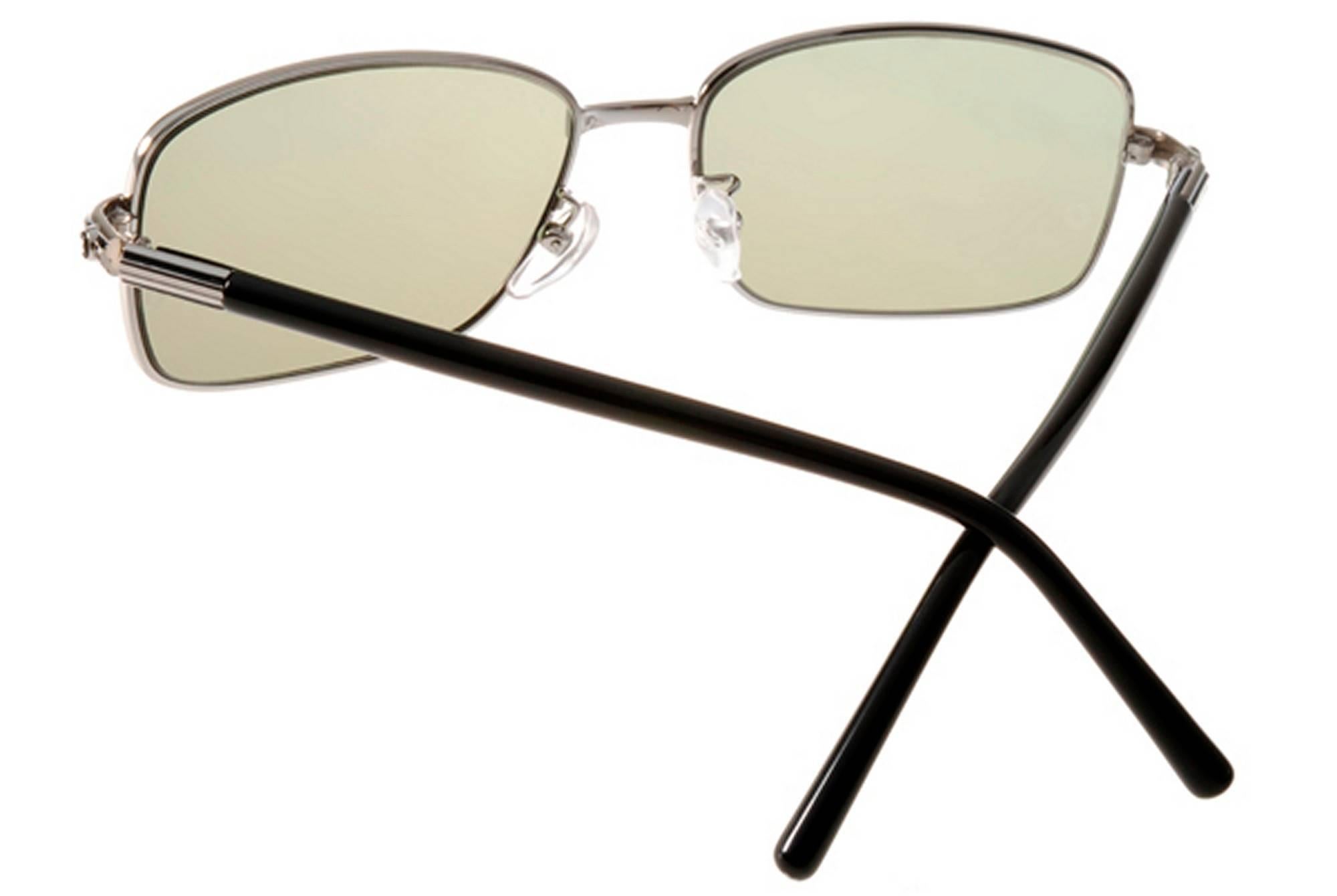 Men's Montblanc MB503T-16R-62 Metal Silver - Black Sunglasses