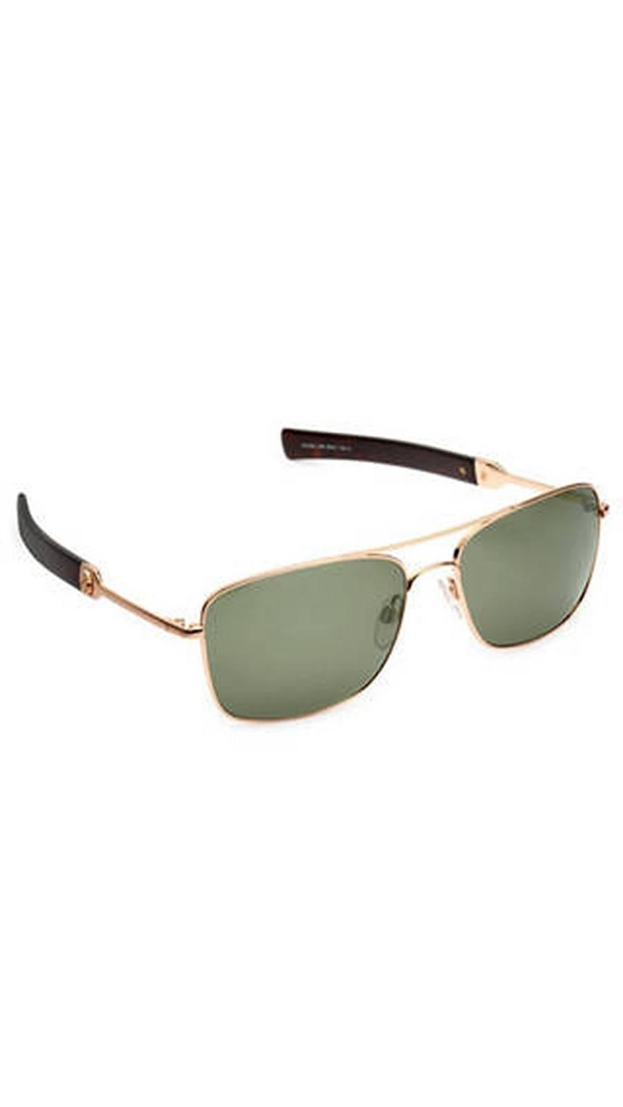 Roberto Cavalli RC1020-28N-59 Metal Gold Rose Havana - Green Sunglasses In New Condition For Sale In Los Angeles, CA