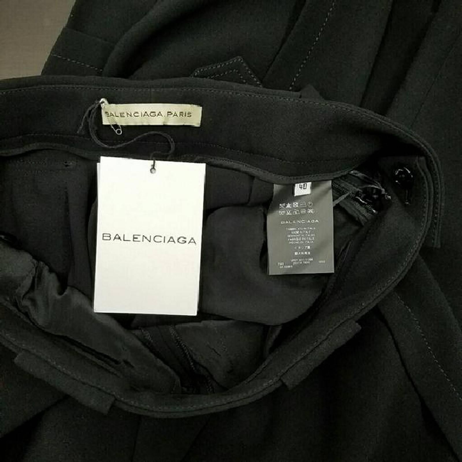 Women's Balenciaga Paris Trousers Pants - Size: 8 (M, 29, 30) For Sale