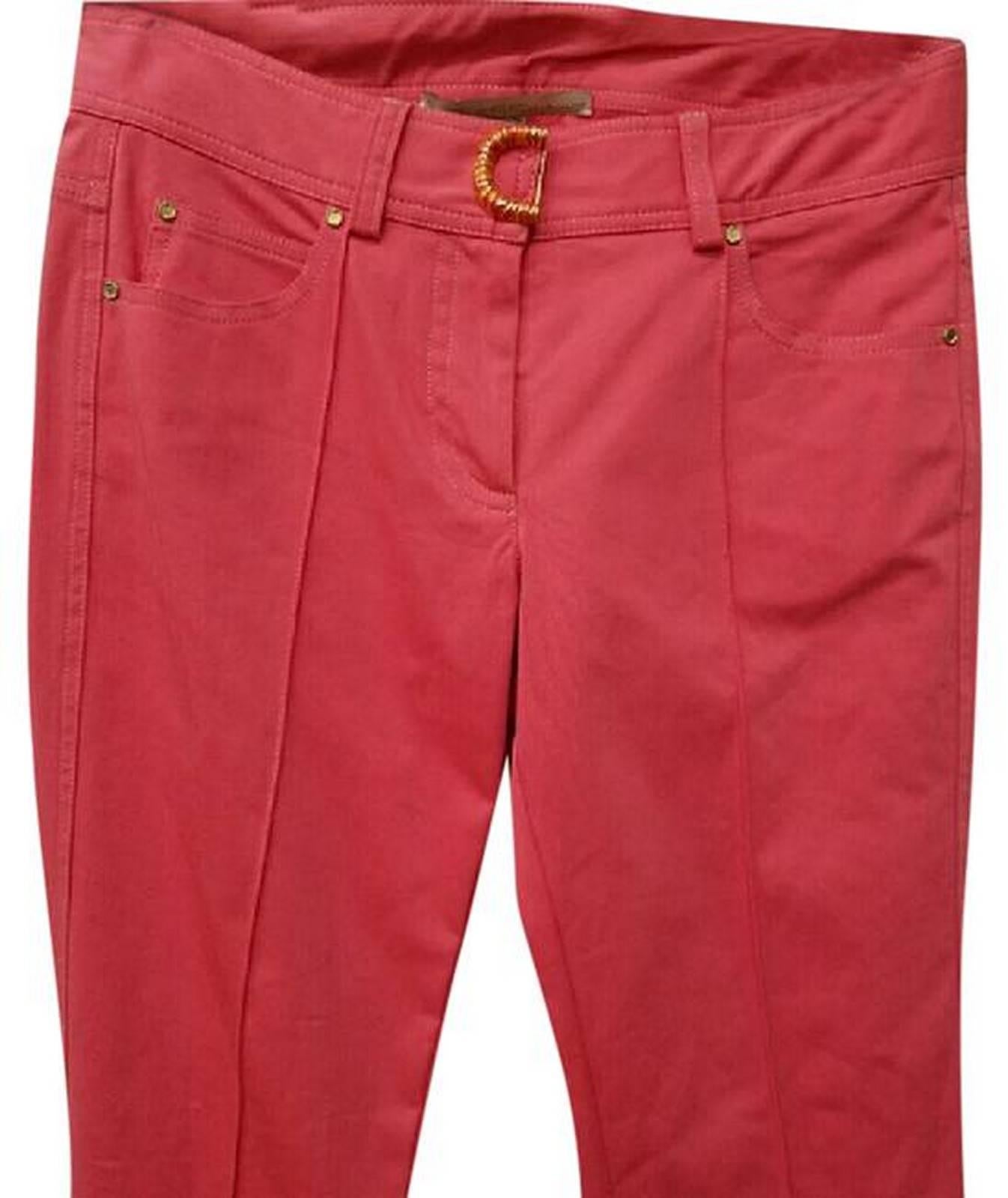 Roberto Cavalli Class Casual Trousers Pants

Snap closure button. Perfect Summer Coral Color! Brand new. Never used. Tags still attached

Type:Pants
Size:8 (M, 29, 30)
Color:pink
Brand:Roberto Cavalli
Style/Collection:Roberto Cavalli Class Casual