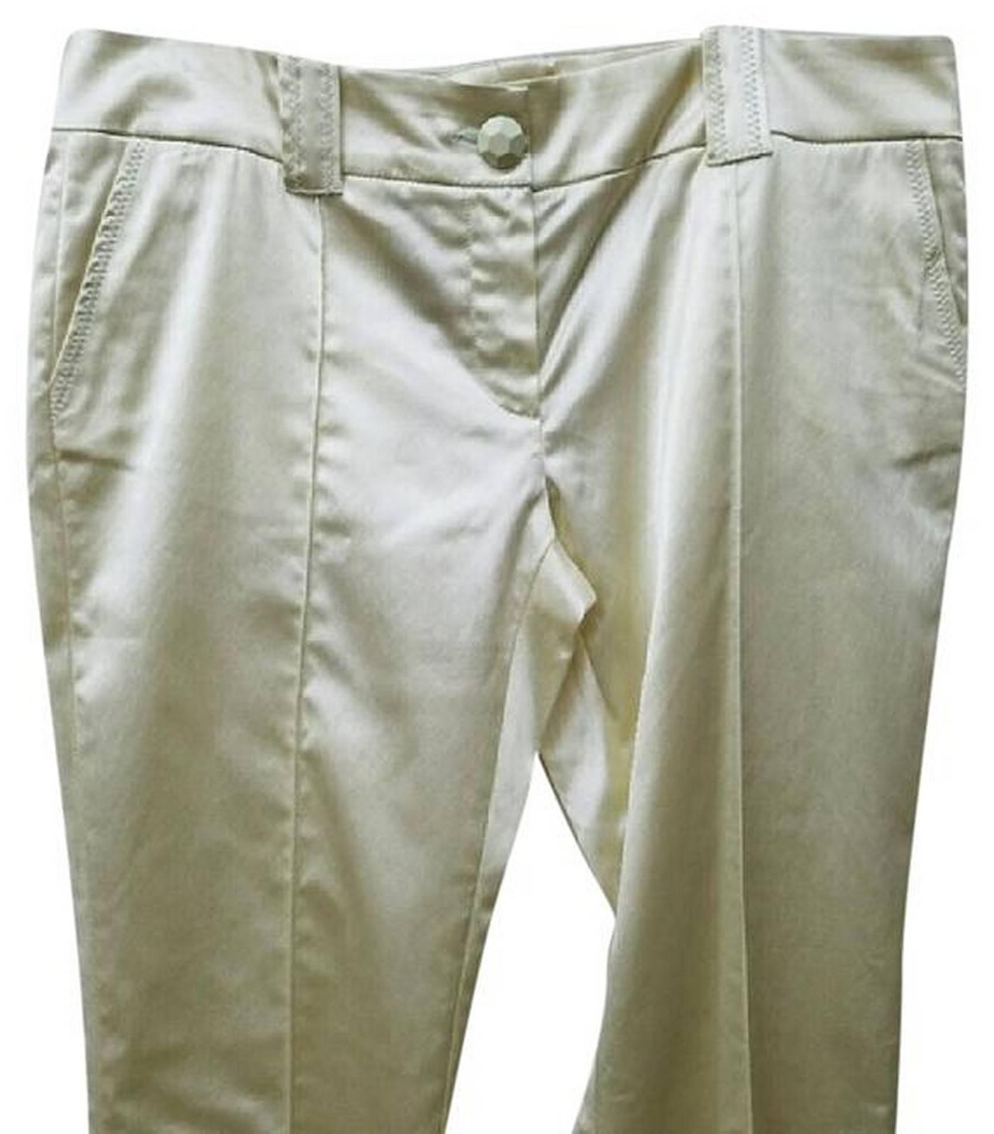 Brown Roberto Cavalli Casual Trousers Pants - Size: 14 (L, 34) For Sale