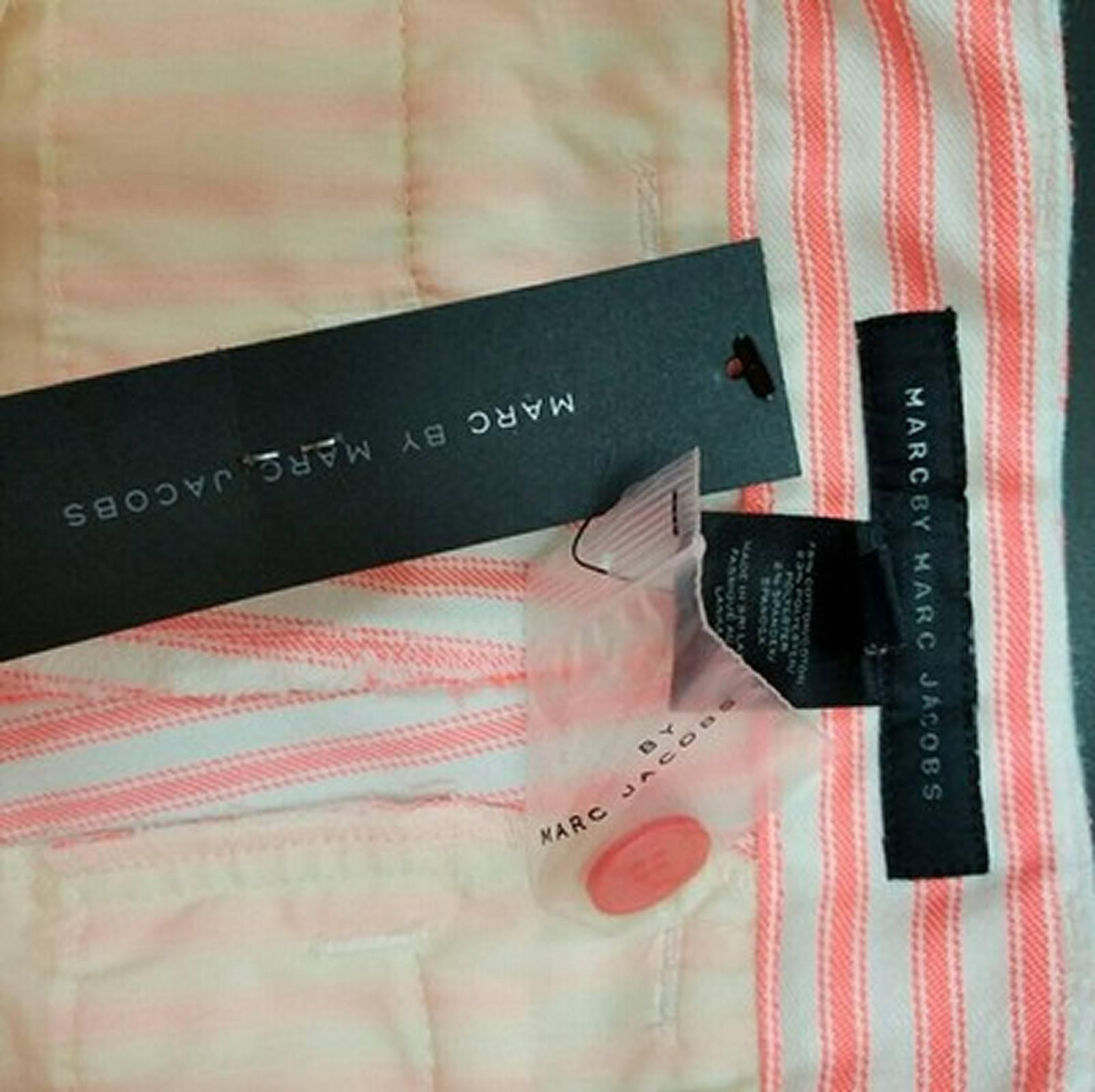 Marc by Marc Jacobs Striped Shorts - Size: 10 (M, 31) In New Condition For Sale In Los Angeles, CA