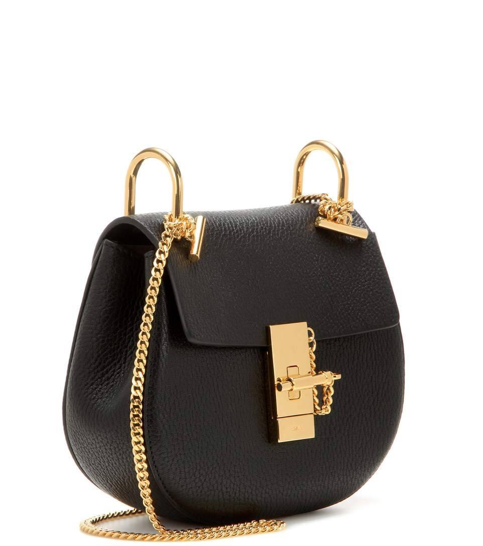 Chloe Drew Mini Leather Shoulder Bag In New Condition For Sale In Los Angeles, CA