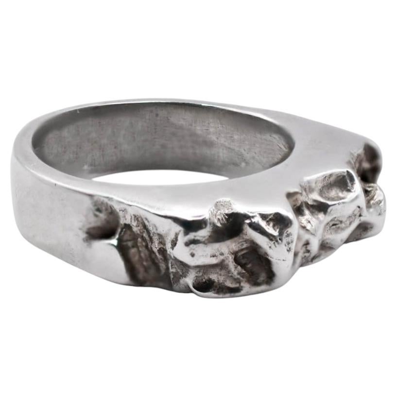 Halo C Ring aus 925 Sterling Silber von Ana Paula Flores