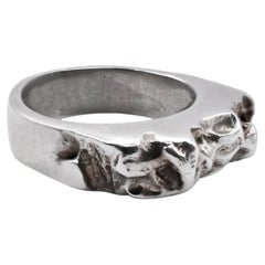 Halo C Ring aus 925 Sterling Silber von Ana Paula Flores