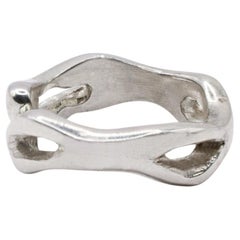 Anello Núcleo 6 in argento 925 di Ana Paula Flore
