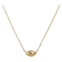 Collar «Lovers Eye» en oro amarillo de 18 quilates, de Alice Son