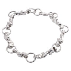 LAVA Bracelet in Recycled Sterling Silver by Allie Early
