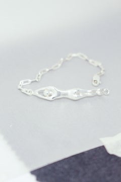 Natación Bracelet in Solid 925 Sterling Silver by Lena Galli