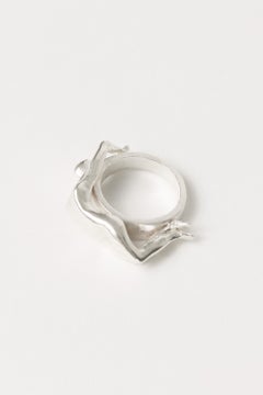 Cero Ring in Solid 925 Sterling Silver by Lena Galli