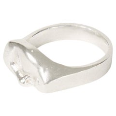 Half Ring in Solid 925 Sterling Silver by Lena Galli