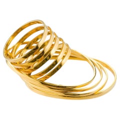 Full Moon Unique Ring in 18K Yellow Gold by Theodora D.