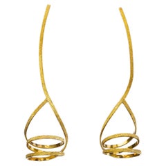 Set Of 2 Orion Unique Earrings in 18K Yellow Gold by Theodora D.