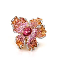 Orchid Ring in 18K Rose Gold by Andre Marcha
