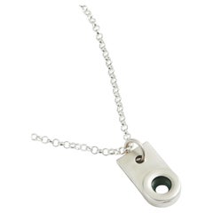 Castor Pendant in Sterling Silver & Aventurine by Kathryn the Younger