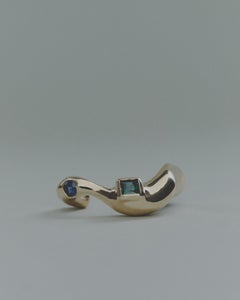 /618 Ear Cuff in 9k Yellow Gold by lott studio