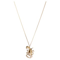 Scorpio Pendant in 18K Yellow Gold by Andre Marcha