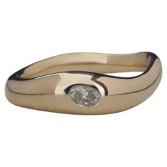 /522 Diamond Ring in 22k Yellow Gold by lott studio