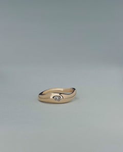 /522 Diamond Ring in 22k Yellow Gold by lott studio