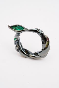Verdance Ring in 14k White Gold by Binadi Studio